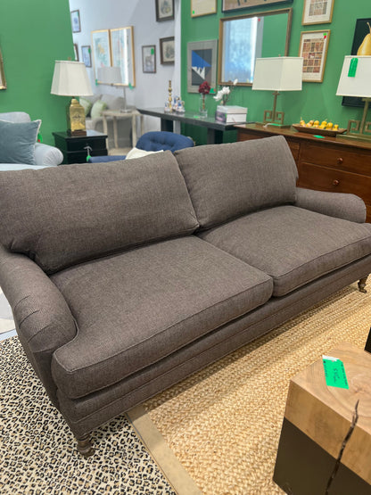 Chocolate Houndstooth Sofa