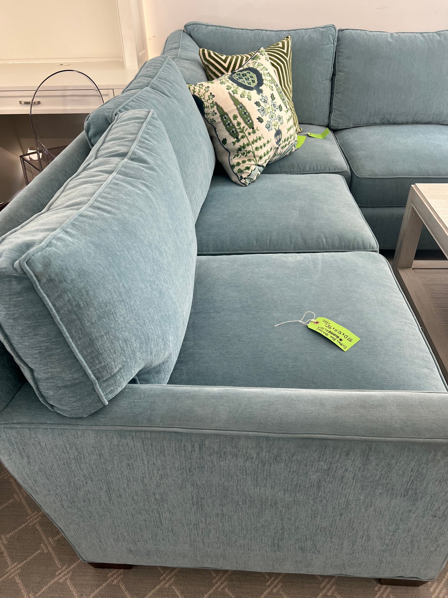 Blue Custom Sectional