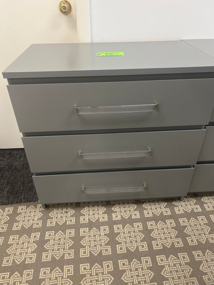 Small Gray Laminate Dresser