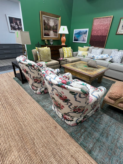 Floral Chintz Club Chair