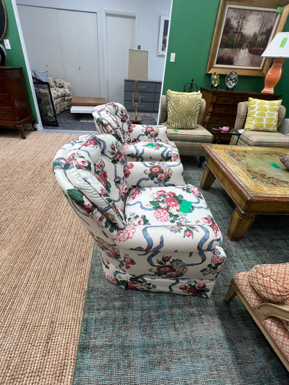 Floral Chintz Club Chair