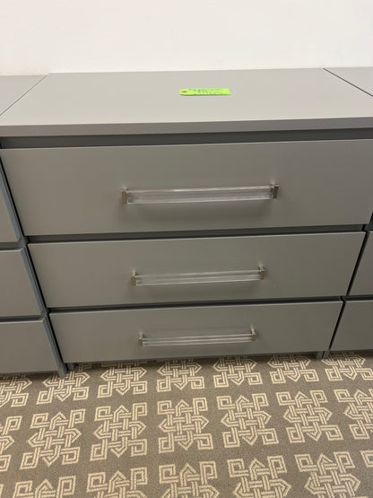 Small Gray Laminate Dresser