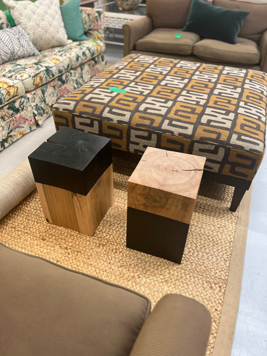 Mod Wood Side Table Blocks