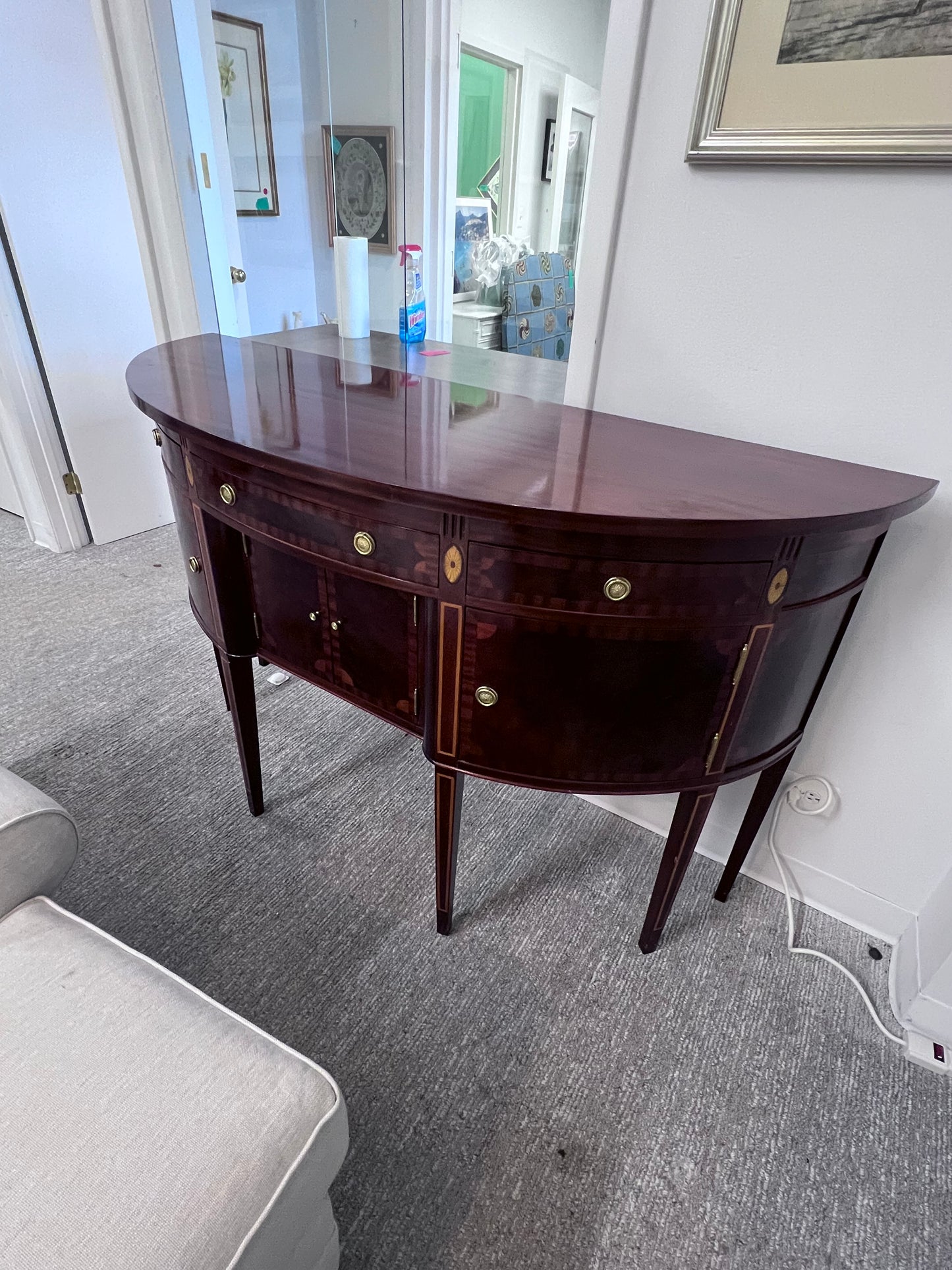 Federal Style Demilune