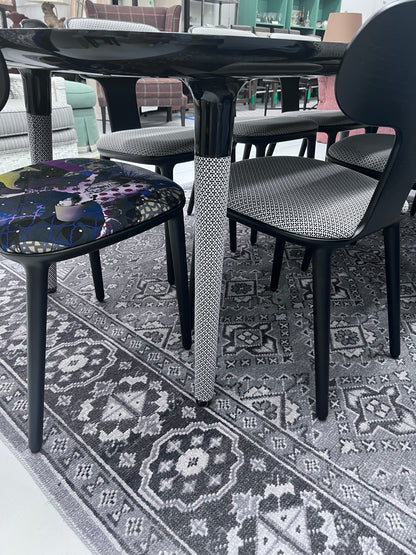 Custom Dining Table And Eight Chairs