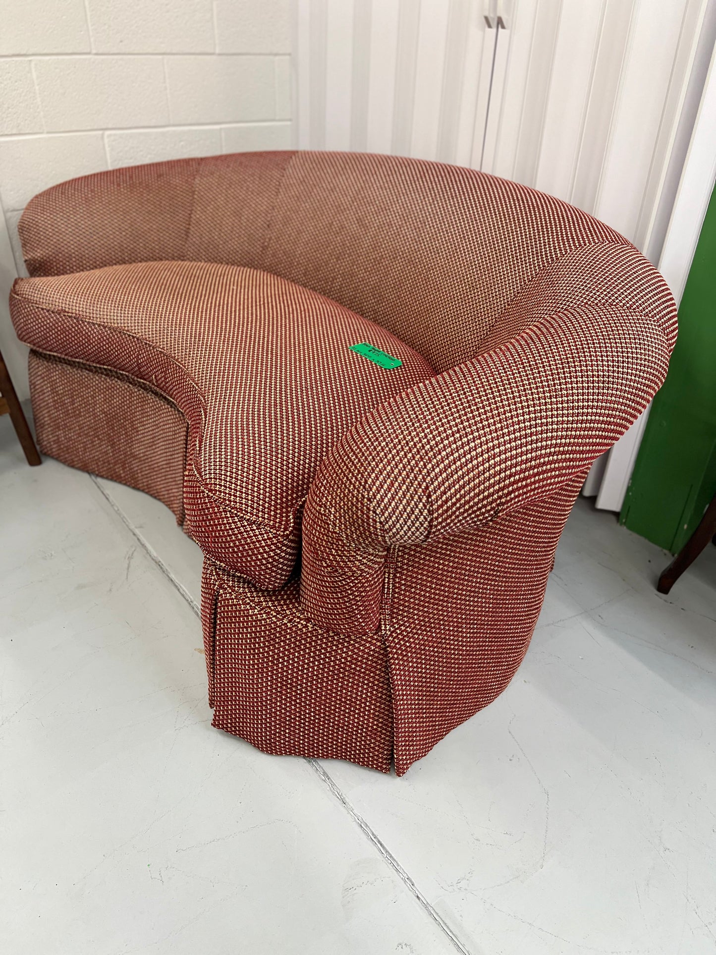 Bean Shaped Loveseat