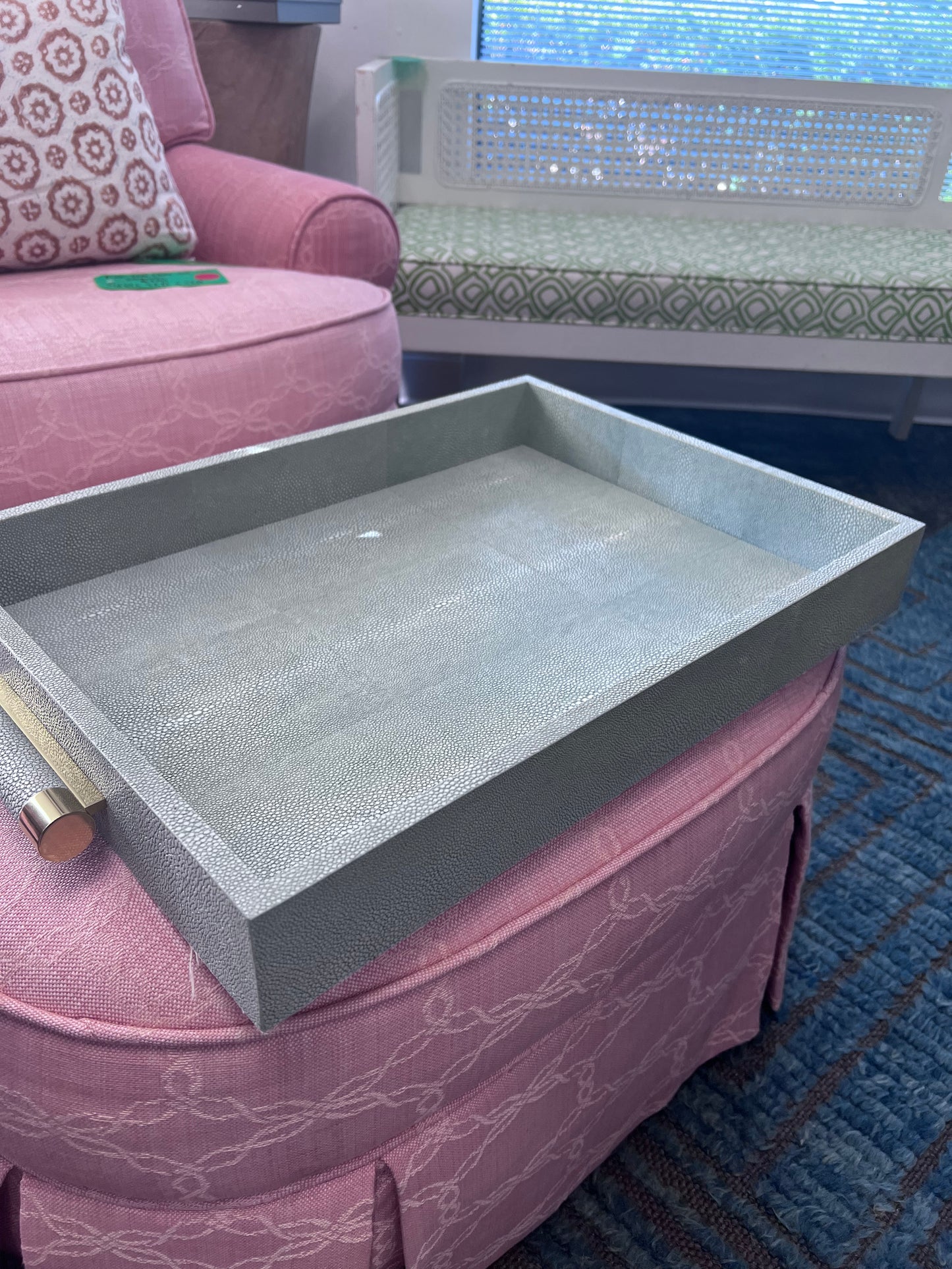Aerin Shagreen Butler Tray