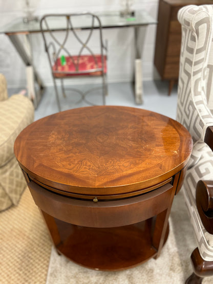 Pair Of Charles Pfister Oval Side Table