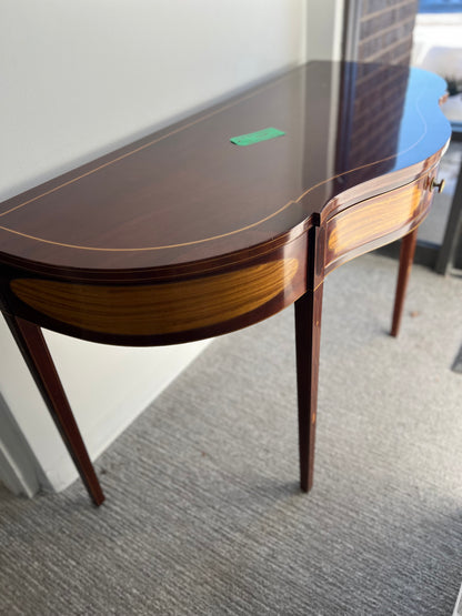 Small Federal Style Hugh Gloss Demilune