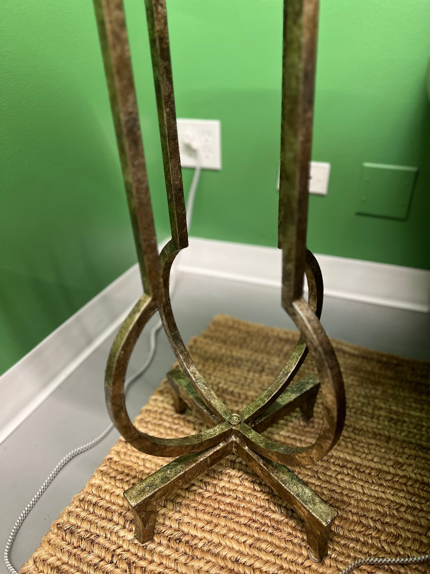 Antique Mirrored Side Table