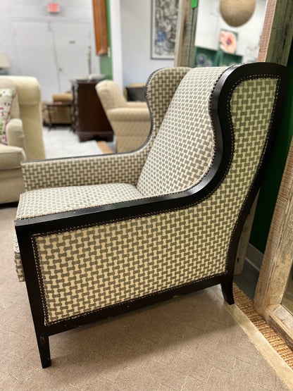 Black & White Wingback