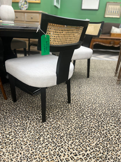 Cane Back, Set Of 8, Dining Chairs