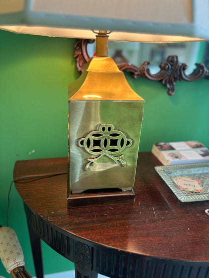 Chinoiserie Brass Lamp