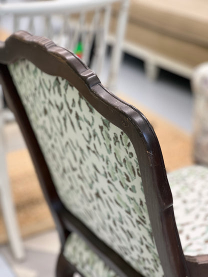 Leopard Bergere Chair