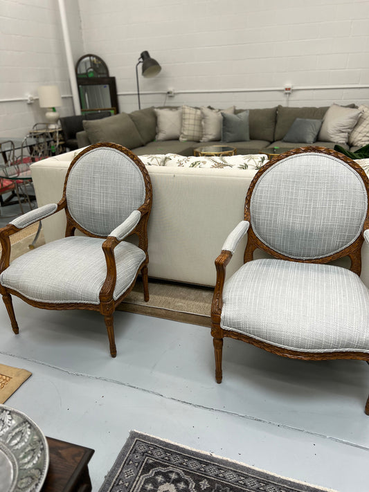 Pair Of Antique Louis XV Chairs