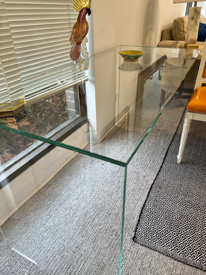 Custom Glass Desk