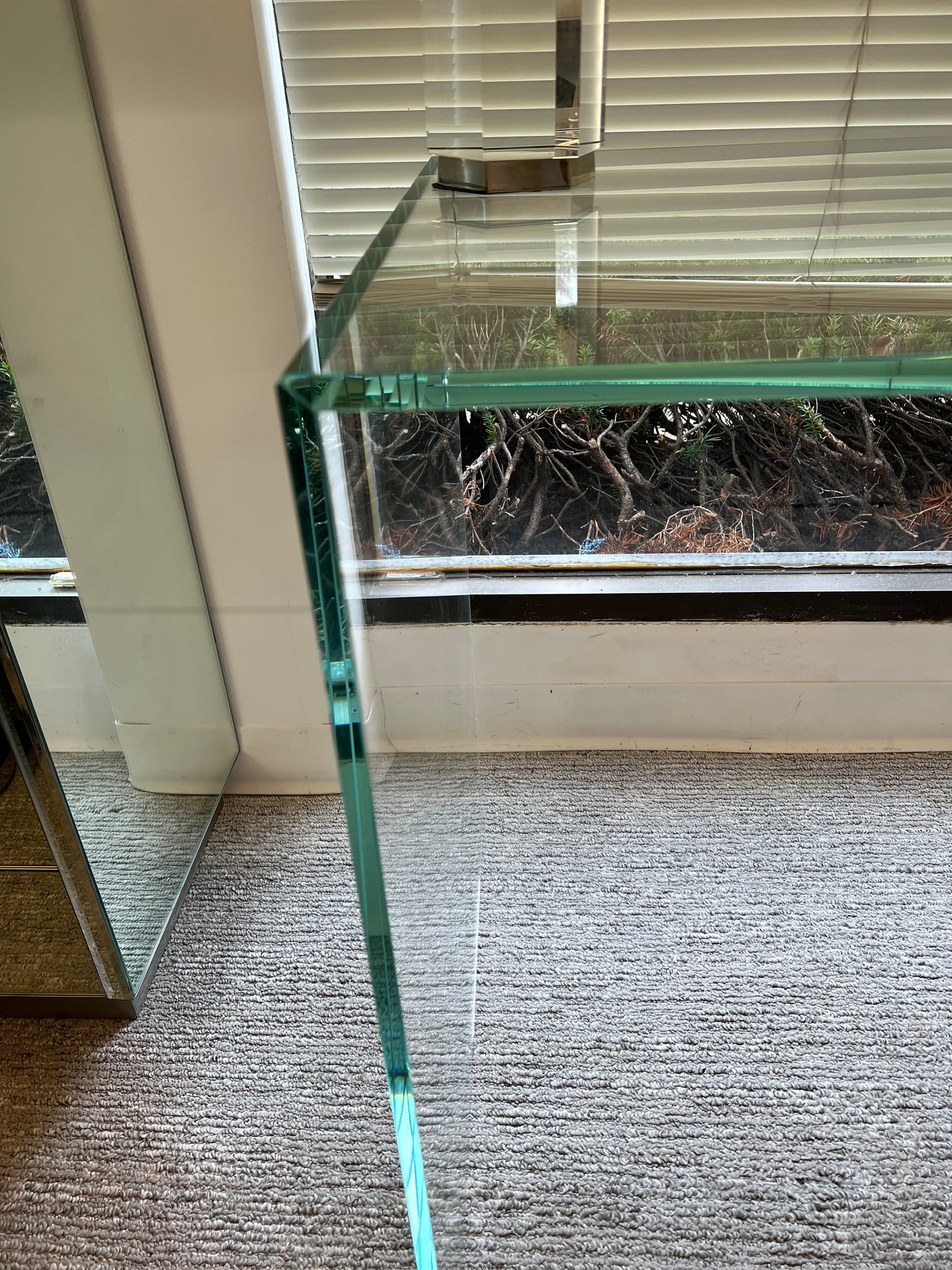 Custom Glass Desk