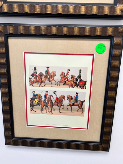 Framed 19th Century French Military