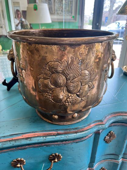 Copper Firewood Holder
