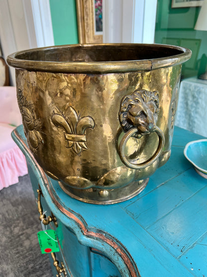 Copper Firewood Holder