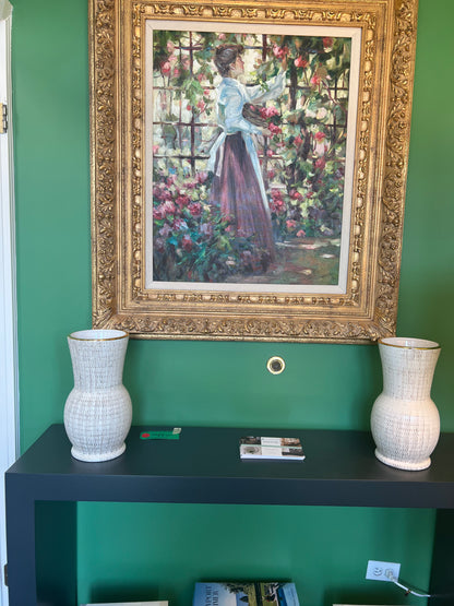 Aarin  White Vase