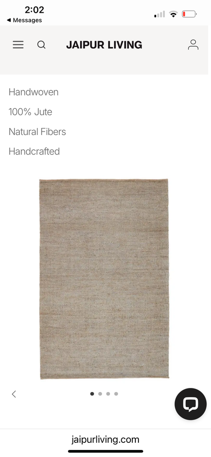 Hand Woven Jute Rug